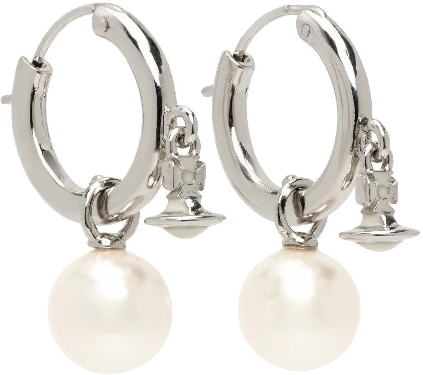 商品Vivienne Westwood|Silver Fenella Earrings,价格¥1040,第1张图片