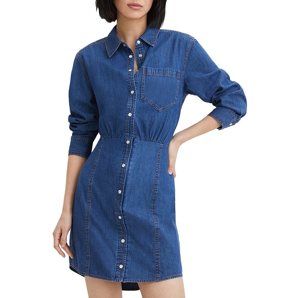 商品VERONICA BEARD|Keston Shirt Dress,价格¥884,第1张图片详细描述