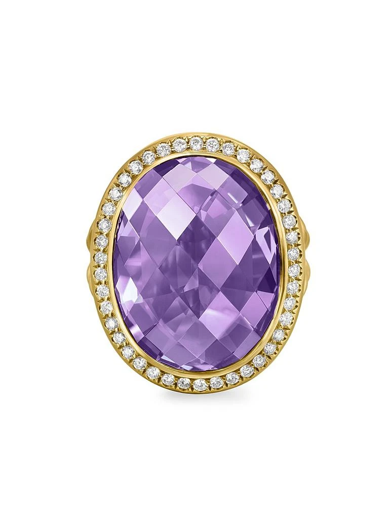 商品David Yurman|Albion Oval Ring in 18K Yellow Gold,价格¥48079,第3张图片详细描述