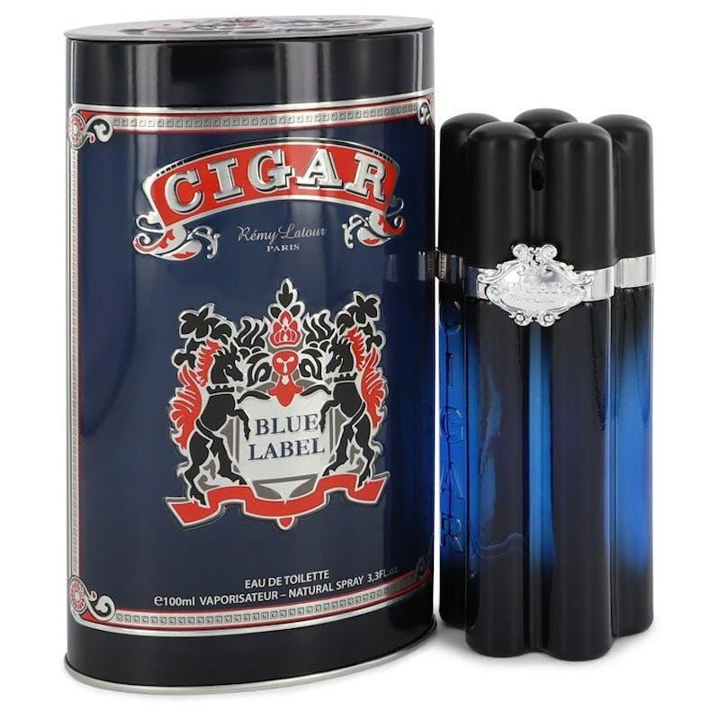 商品Remy Latour|Cigar Blue Label by Remy Latour Eau De Toilette Spray 3.3 oz (Men),价格¥203,第1张图片