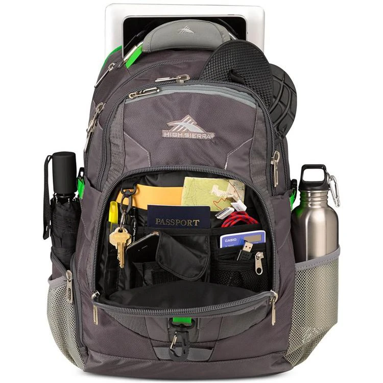 商品High Sierra|XBT Checkpoint Friendly Laptop Backpack in Gray,价格¥479,第2张图片详细描述