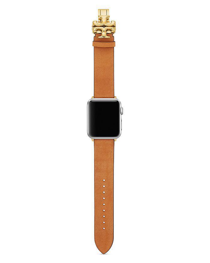 商品Tory Burch|Apple Watch® Eleanor Leather Strap,价格¥993,第7张图片详细描述