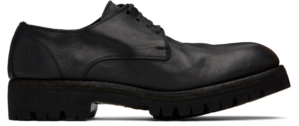Derbys en cuir noir 792V image 2
