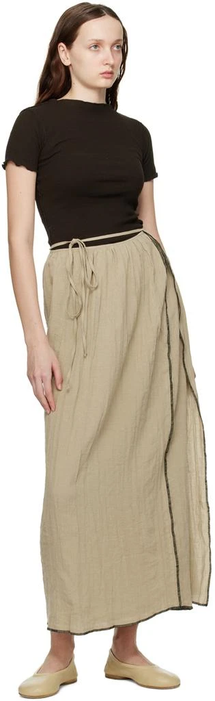 商品Baserange|Beige Shok Maxi Skirt,价格¥905,第4张图片详细描述