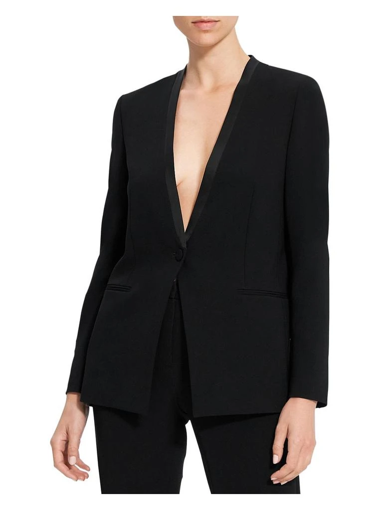 商品Theory|Womens One Button Work Tuxedo Jacket,价格¥751,第1张图片