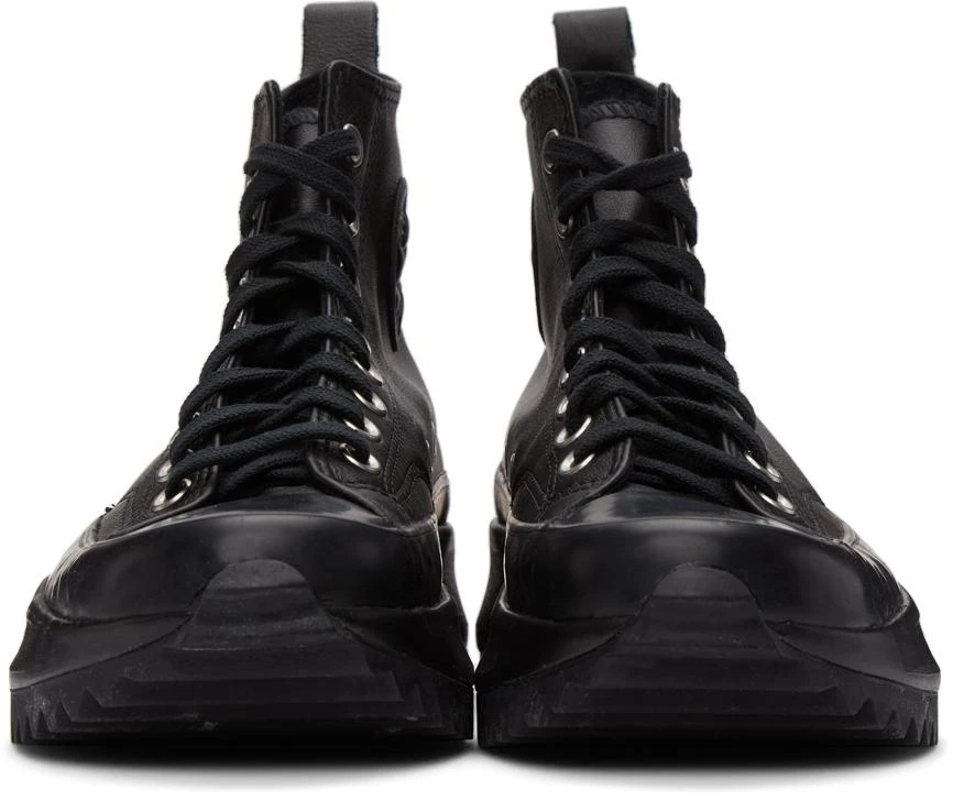 商品Converse|Black Leather Run Star Hike High Sneakers,价格¥558,第2张图片详细描述