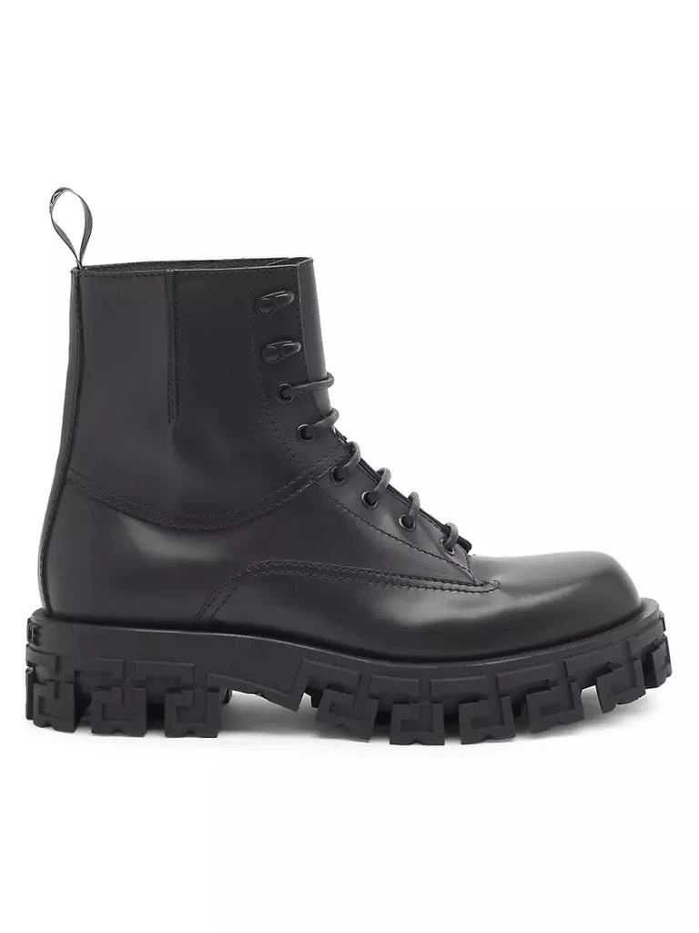 商品Versace|Calf Leather Combat Boots,价格¥8054,第1张图片