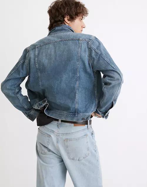 Classic Jean Jacket in Allard Wash商品第3张图片规格展示