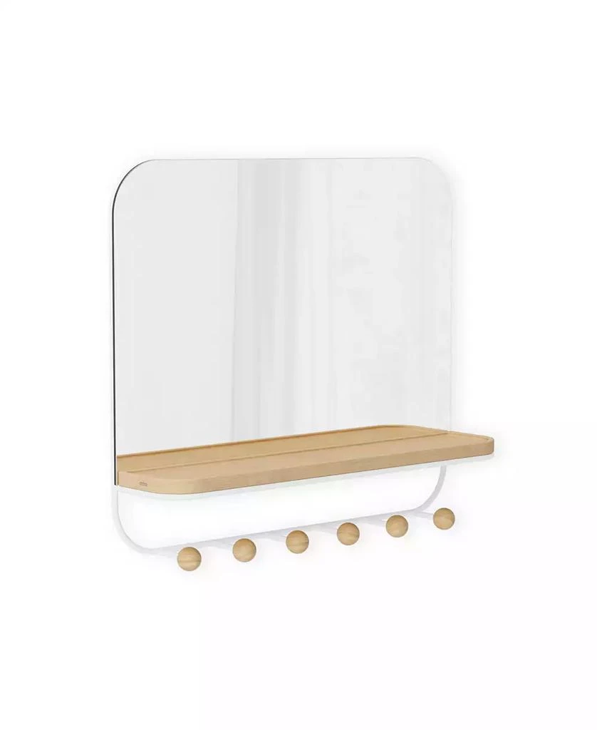 商品Umbra|Estique Mirror with Hooks,价格¥579,第5张图片详细描述