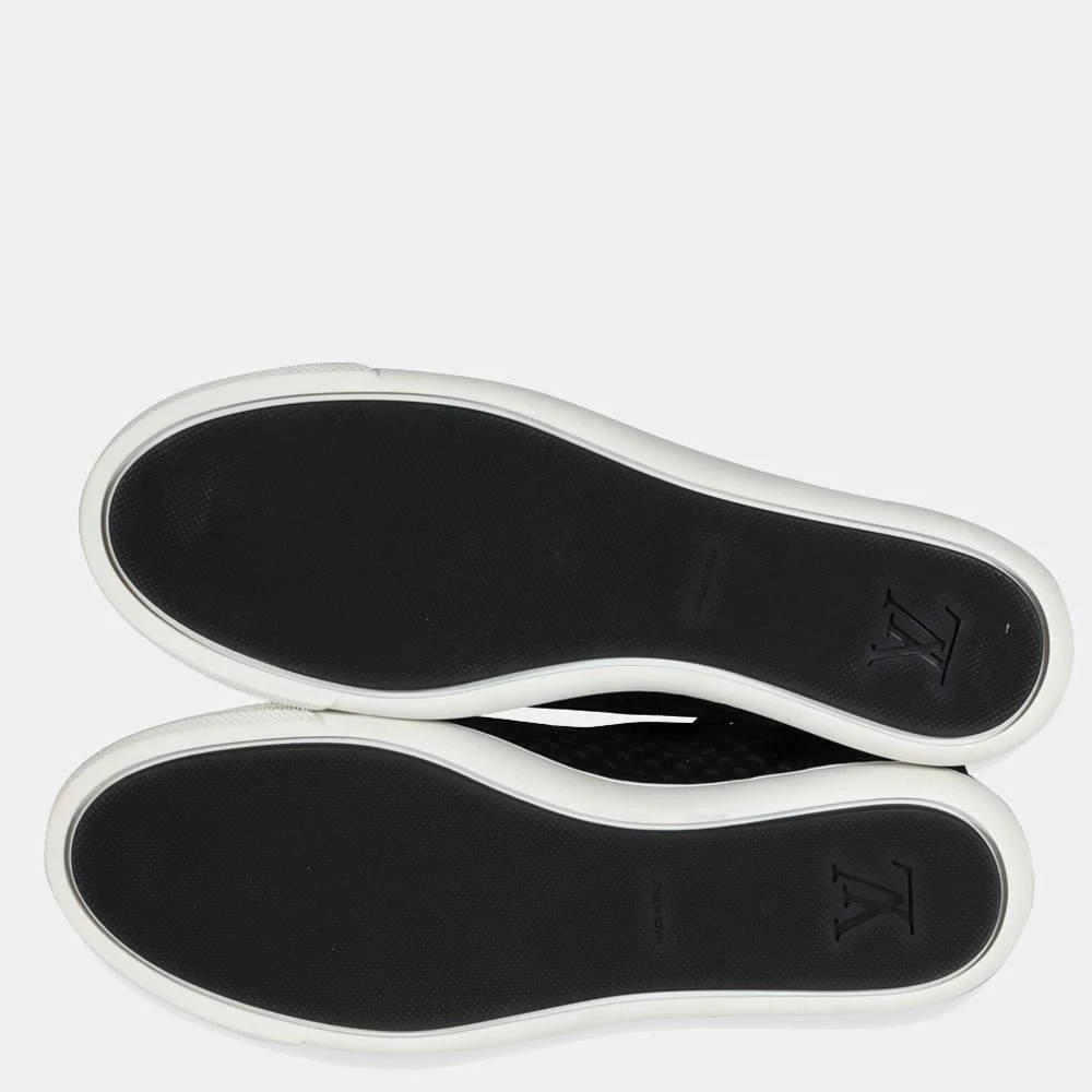 商品[二手商品] Louis Vuitton|Louis Vuitton Black Suede High Sneakers (39.5 EUR),价格¥4106,第5张图片详细描述