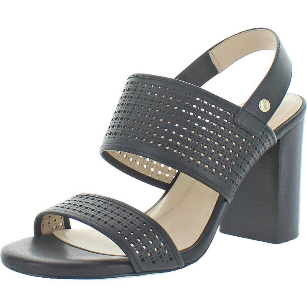 商品Cole Haan|Cole Haan Womens Kim City Leather Laser Cut Heels,价格¥214,第1张图片