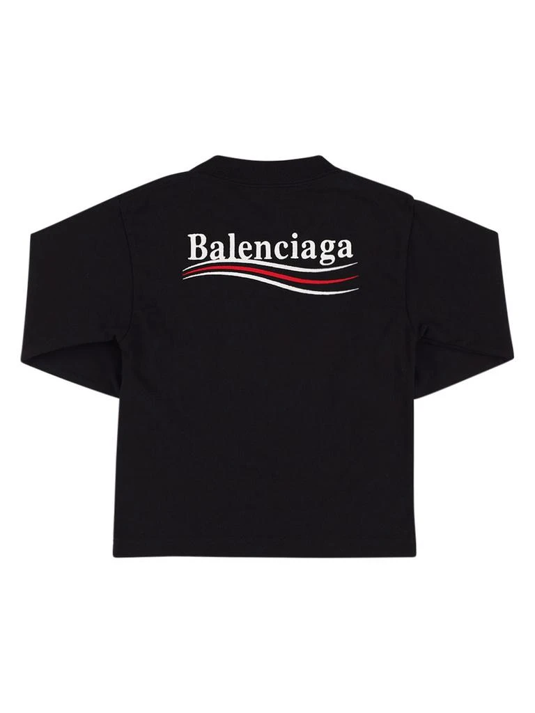 商品Balenciaga|Cotton Jersey L/s T-shirt,价格¥2282,第2张图片详细描述