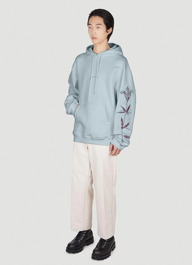 商品OAMC|Lilium Hooded Sweatshirt in Light Blue,价格¥1683,第2张图片详细描述