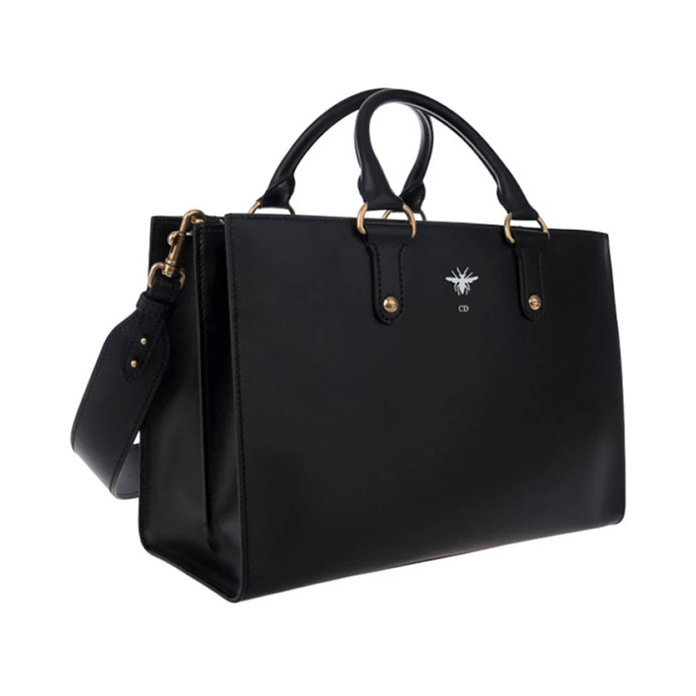 DIOR 女士黑色牛皮经典蜘蛛标识手提包 M5100-CVQV-911 商品