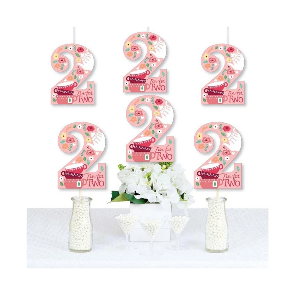 商品Big Dot of Happiness|2nd Birthday Tea for Two - Decorations DIY Birthday Party Essentials - 20 Ct,价格¥120,第1张图片