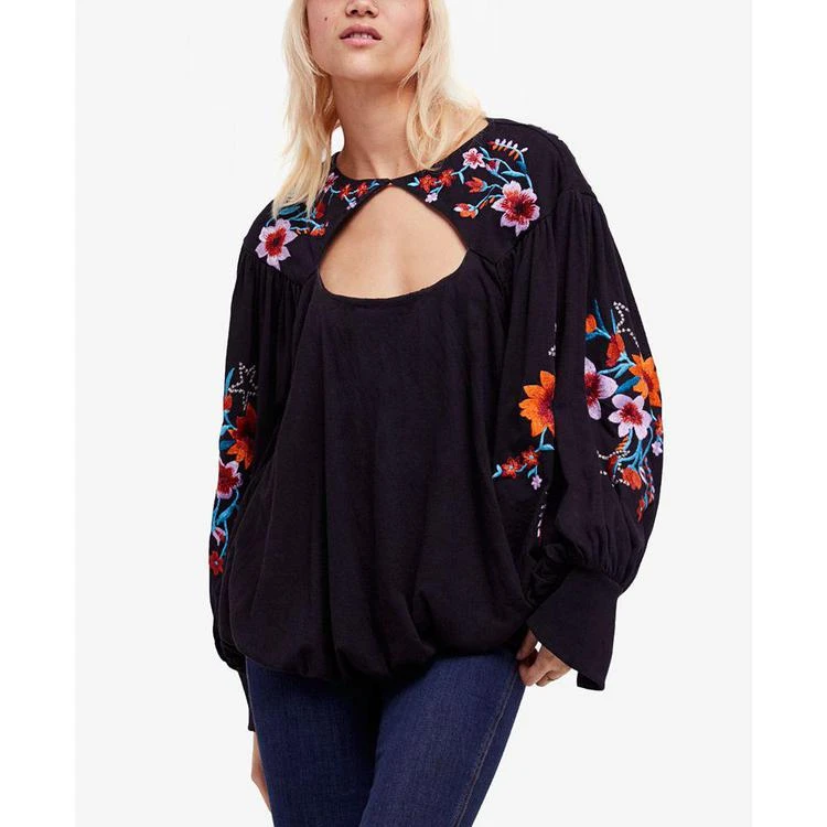 商品Free People|Lita Embroidered Cutout Top,价格¥288,第1张图片