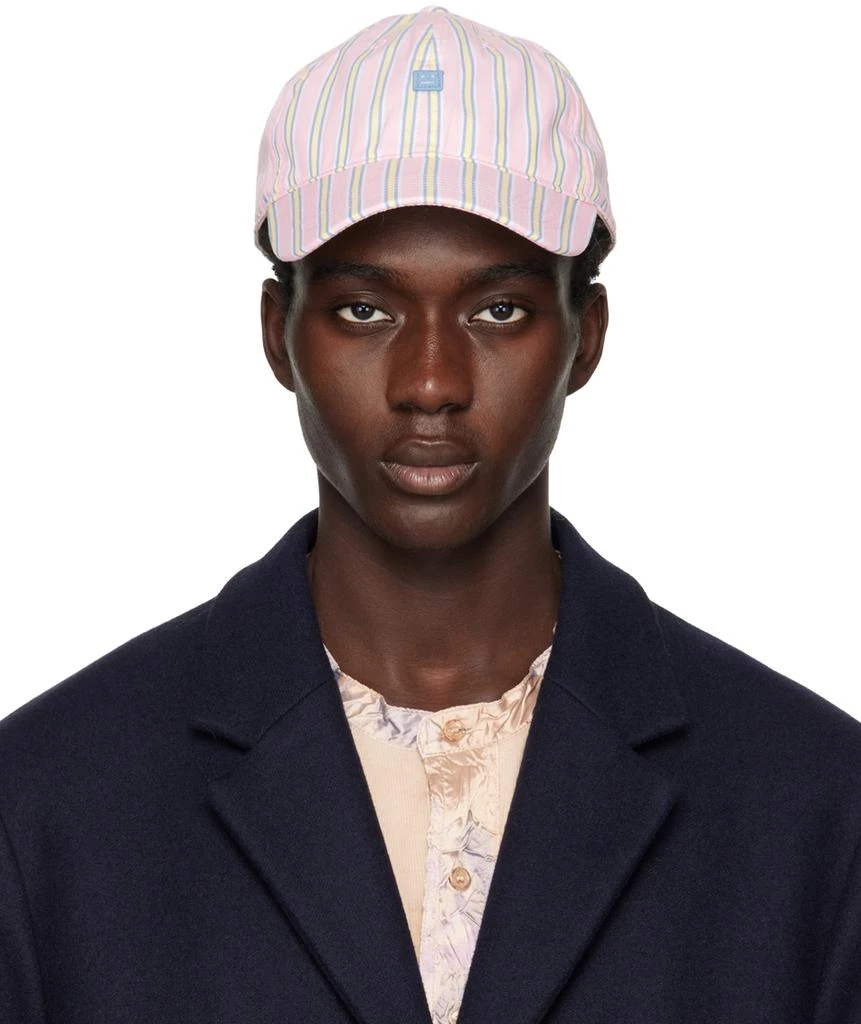 商品Acne Studios|Pink Micro Patch Cap,价格¥552,第1张图片