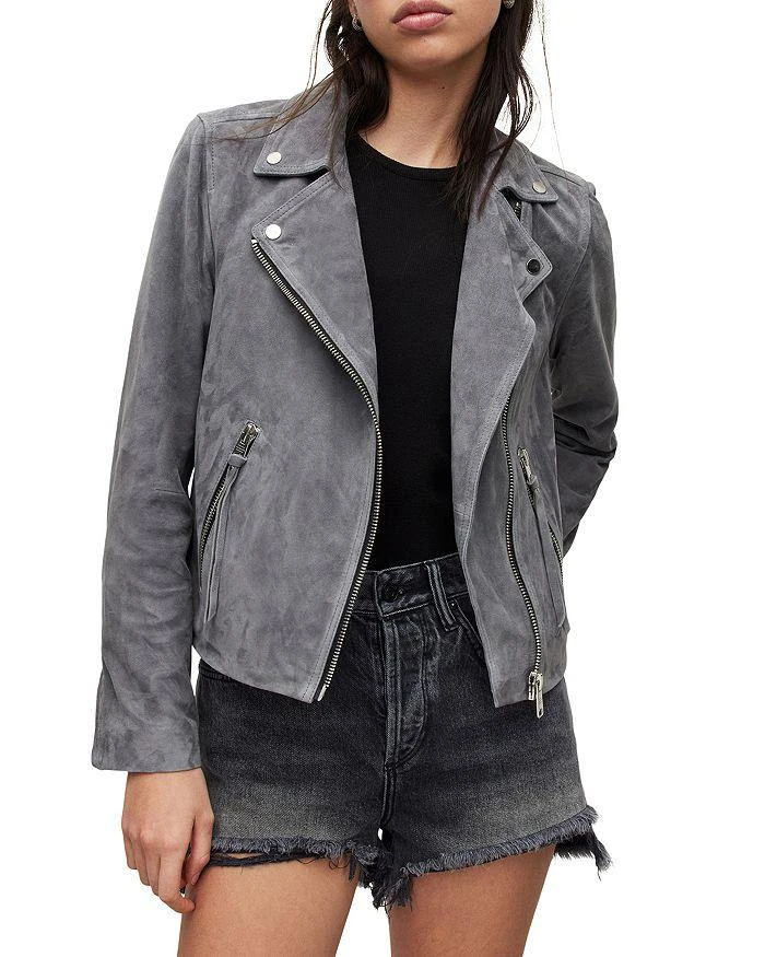 商品ALL SAINTS|Dalby Suede Biker Jacket,价格¥2770,第1张图片