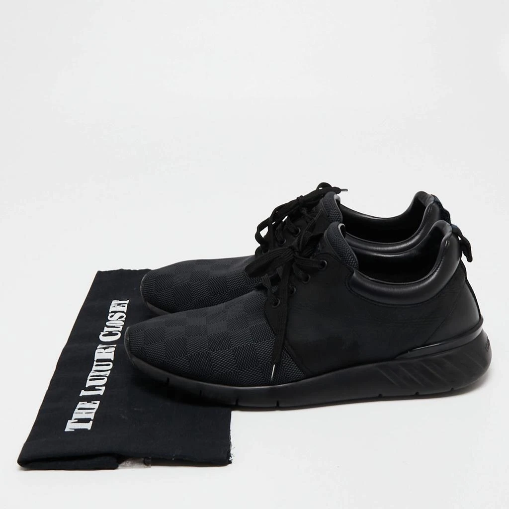 Louis Vuitton Black Damier Nylon and Leather Fastlane Sneakers Size 43 商品