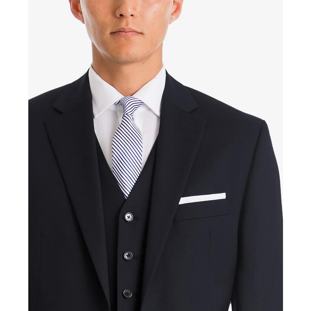 商品Ralph Lauren|Men's UltraFlex Classic-Fit Navy Wool Suit Jacket,价格¥828,第3张图片详细描述