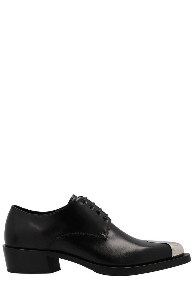 Alexander McQueen Pointed-Toe Lace-Up Shoes商品第1张图片规格展示