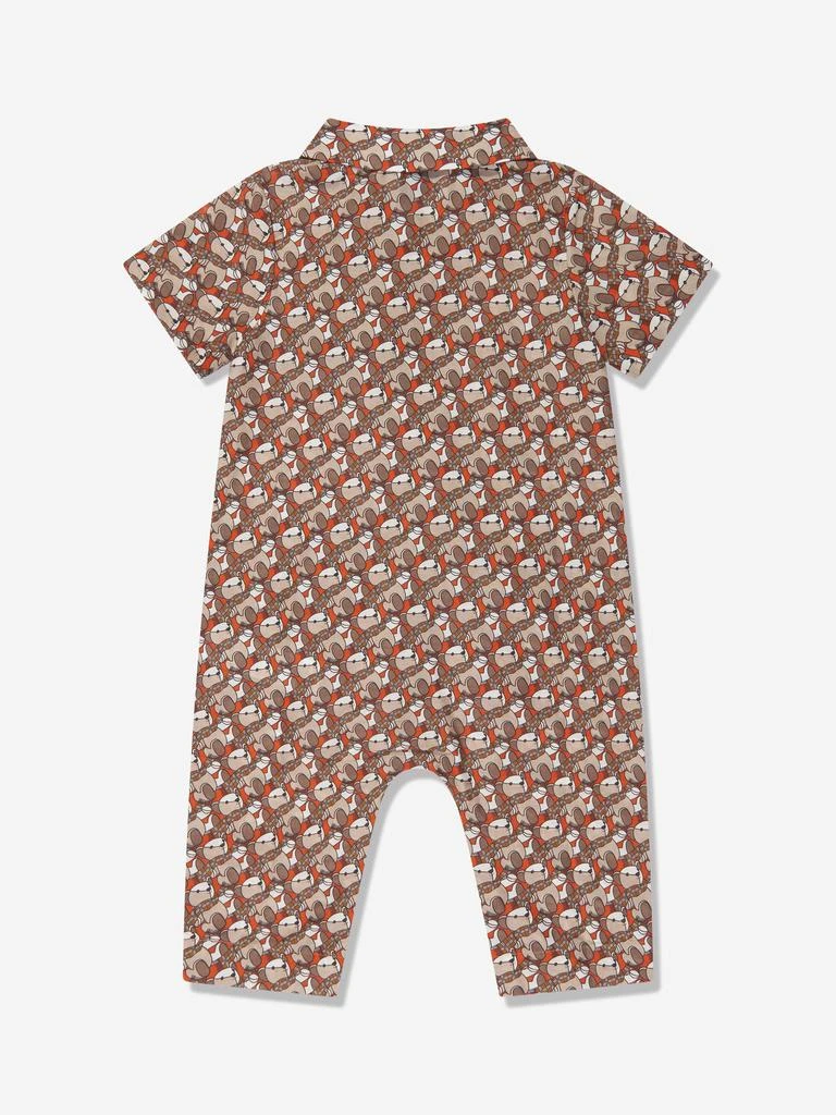 商品Burberry|Burberry Baby Andreas Romper in Beige,价格¥1432,第2张图片详细描述