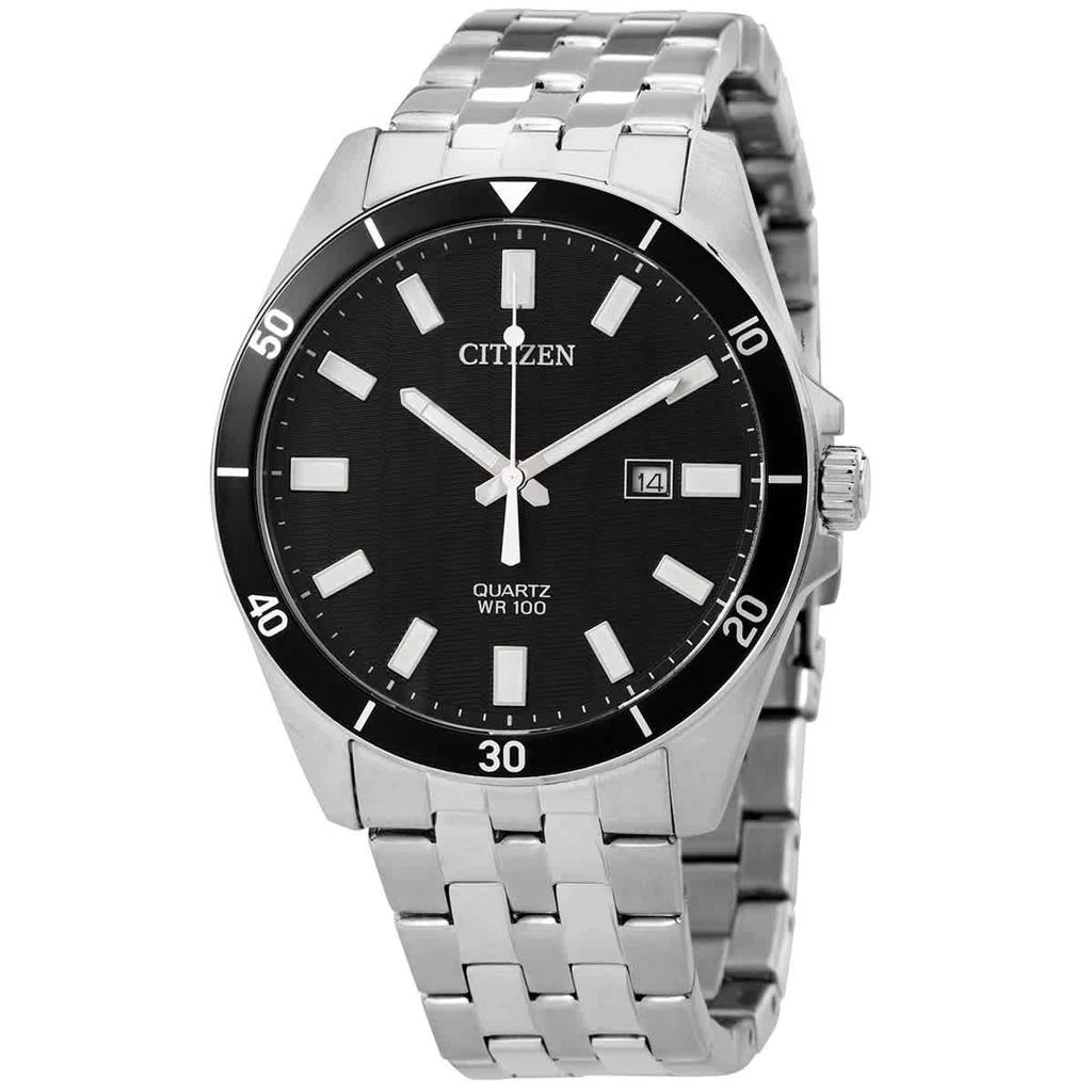 商品Citizen|西铁城石英黑色表盘不锈钢男士手表 BI5050-54E ,价格¥638,第1张图片