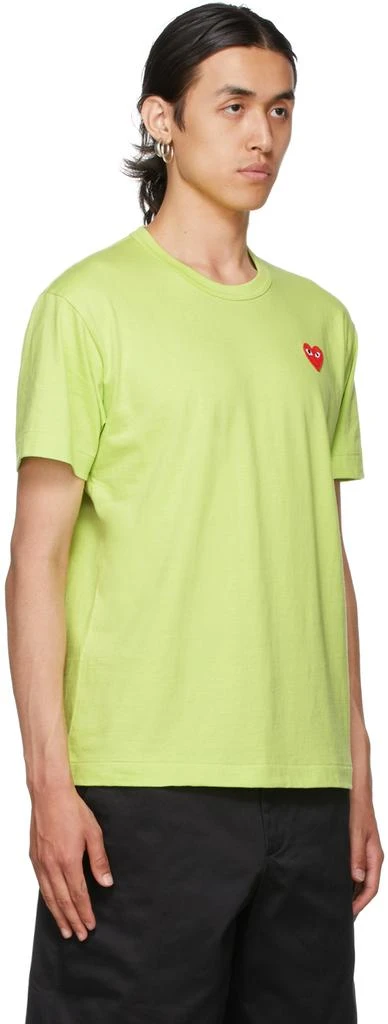 商品Comme des Garcons|Green Heart Patch T-Shirt,价格¥732,第2张图片详细描述