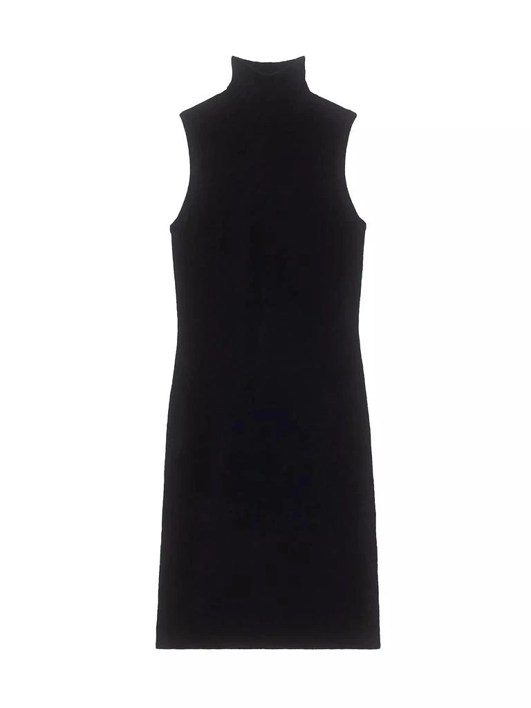 商品Theory|Micro Velvet Turtleneck Sheath Dress,价格¥976,第1张图片