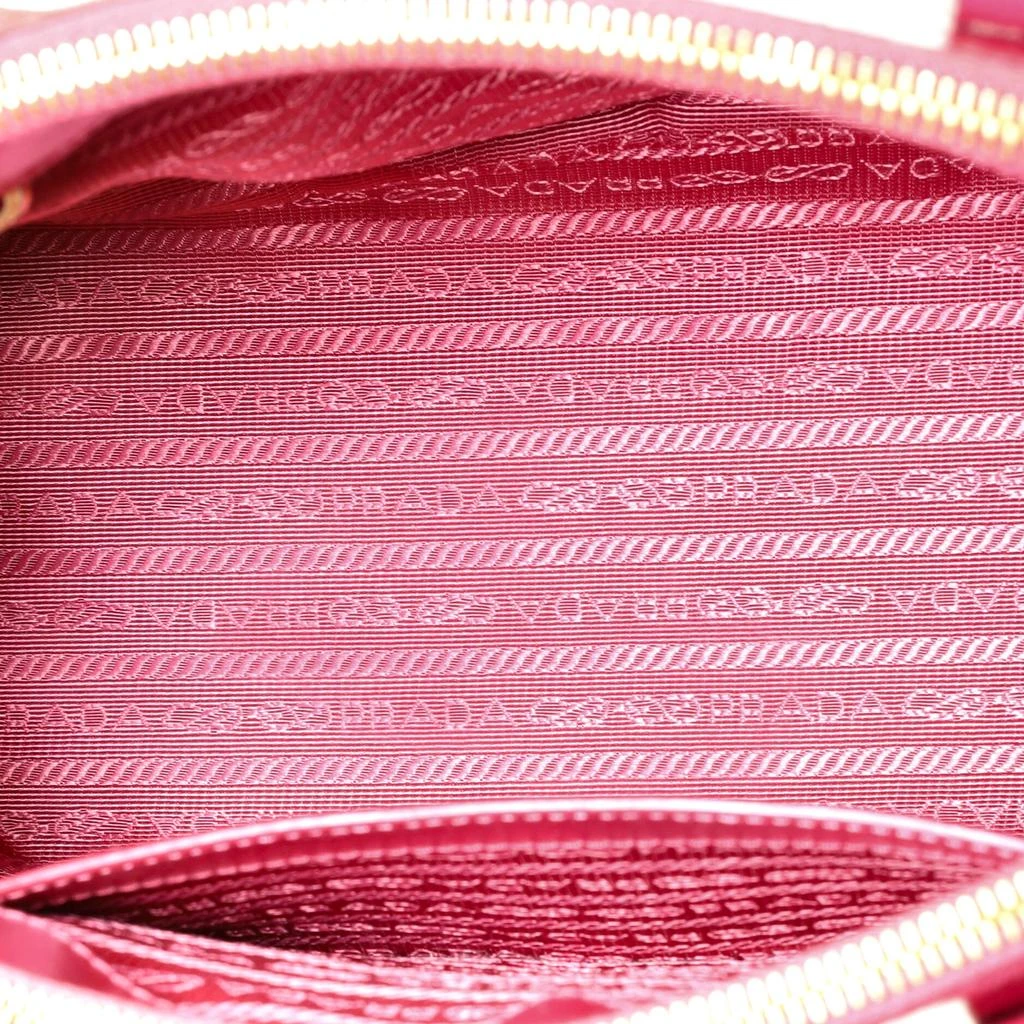 商品[二手商品] Prada|Prada Double Zip Lux Tote Vernice Saffiano Leather Mini,价格¥9455,第4张图片详细描述