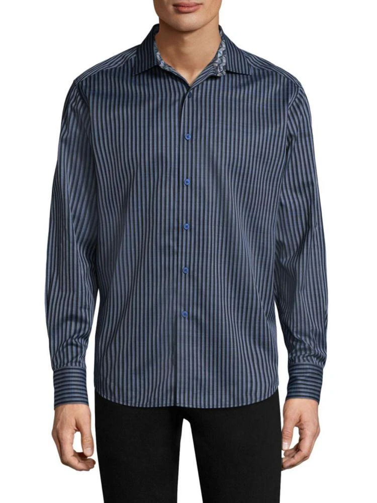 商品Robert Graham|Marion Cotton Casual Button-Down Shirt,价格¥513,第1张图片