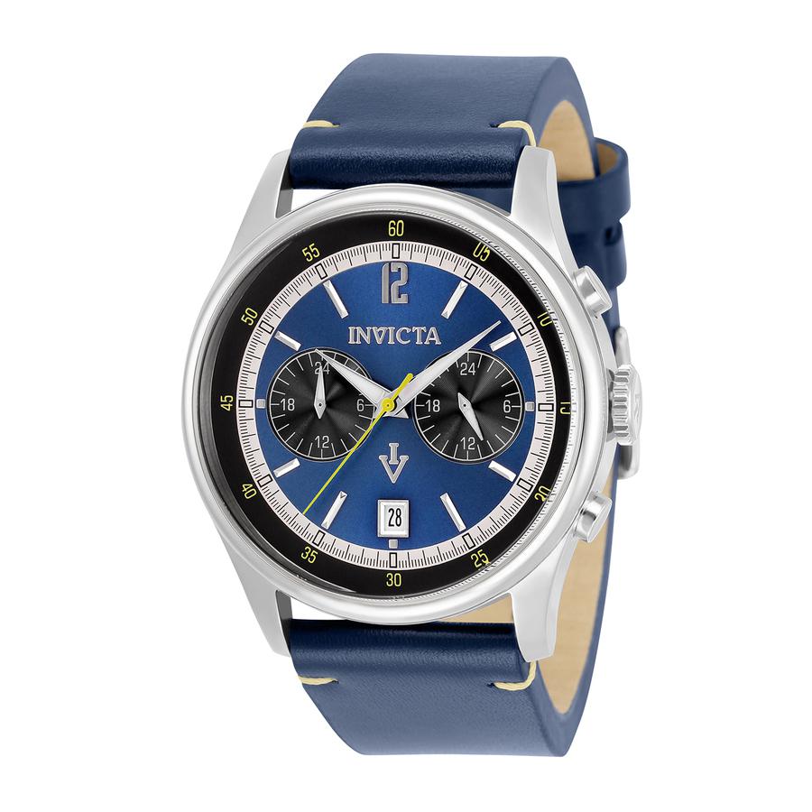 Invicta Vintage Quartz Blue Dial Mens Watch 33505商品第1张图片规格展示