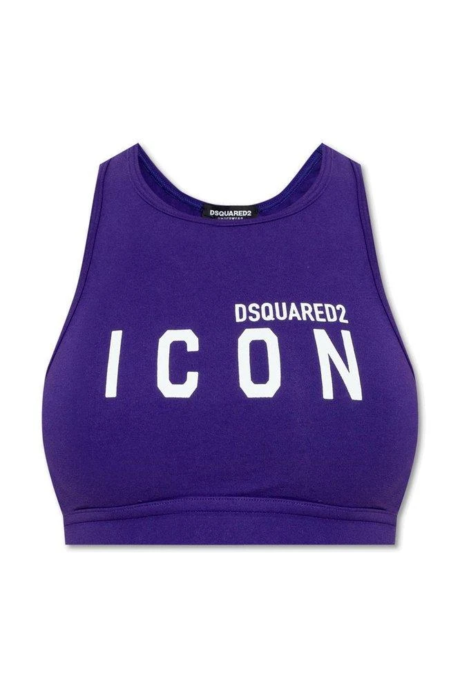 商品DSQUARED2|Dsquared2 Logo Printed Stretch Tank Top,价格¥498,第1张图片