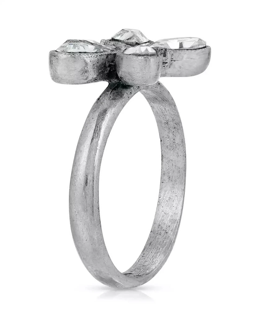 商品2028|Pewter Crystal Butterfly Ring,价格¥207,第2张图片详细描述