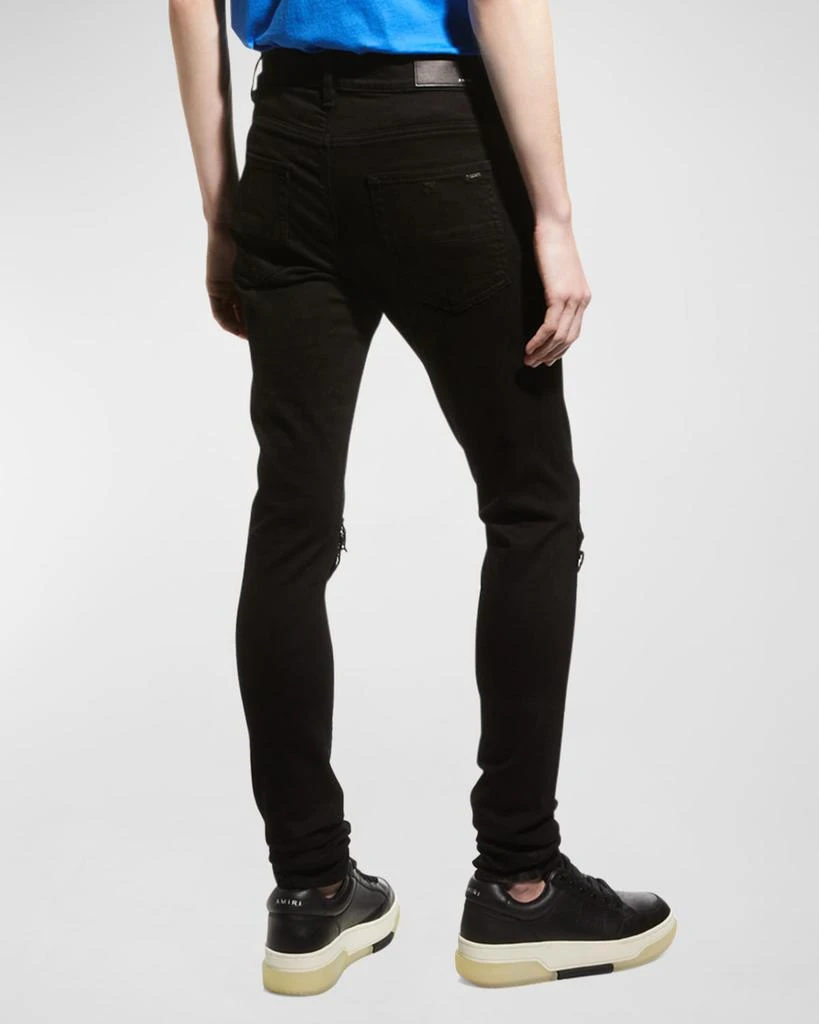 商品AMIRI|Men's MX1 Bandana Repair Skinny Jeans,价格¥8428,第4张图片详细描述