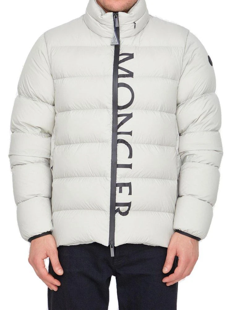 商品Moncler|Moncler Logo Print Padded Down Jacket,价格¥8525,第1张图片