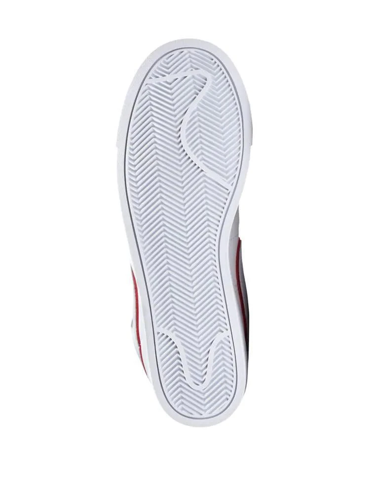 商品NIKE|Blazer Mid Premium Leather and Satin Sneakers,价格¥331,第5张图片详细描述