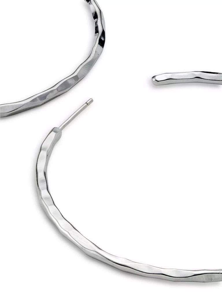 商品NEST Jewelry|22K Gold-Plated Thin Hammered Sterling Silver Hoops,价格¥711,第3张图片详细描述