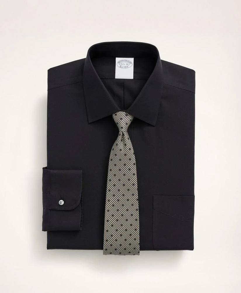 商品Brooks Brothers|Stretch Supima® Cotton Non-Iron Pinpoint Oxford Ainsley Collar Dress Shirt,价格¥871,第1张图片