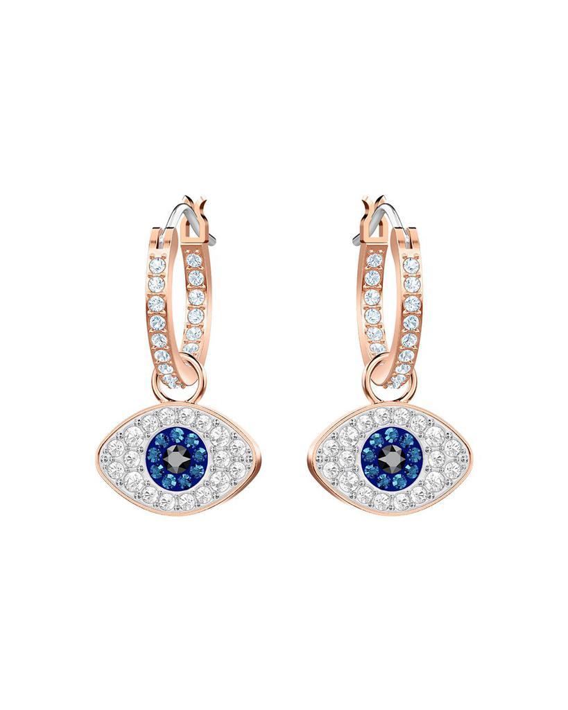 商品Swarovski|Symbolic Evil Eye Hoop Earrings,价格¥703,第1张图片