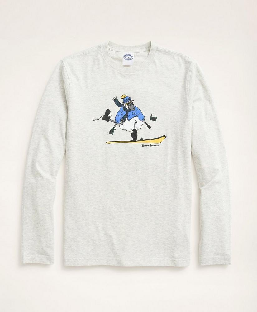 商品Brooks Brothers|Henry Snowboarding Long-Sleeve  Graphic T-Shirt,价格¥150,第1张图片
