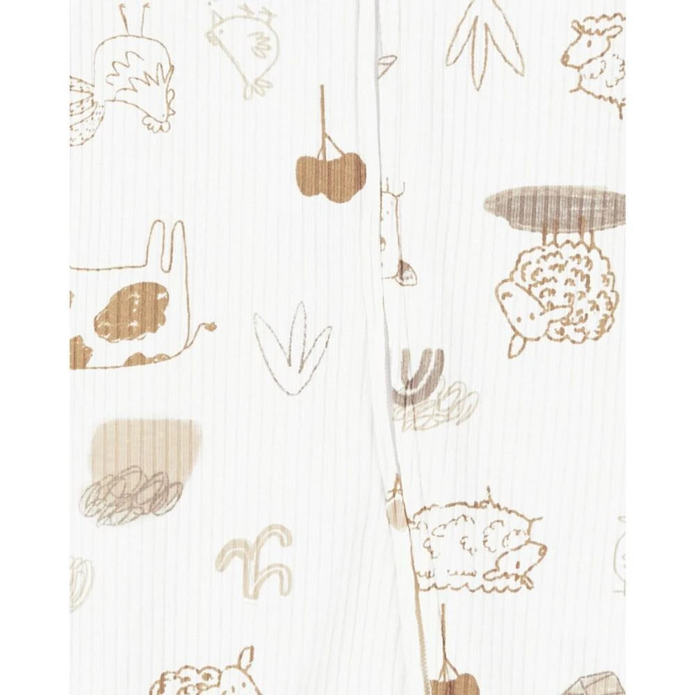 商品Carter's|Baby Boys or Baby Girls Animals Zip Up Cotton Sleep and Play,价格¥137,第2张图片详细描述