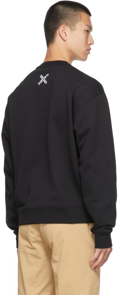 Black Sport Big X Sweatshirt商品第3张图片规格展示