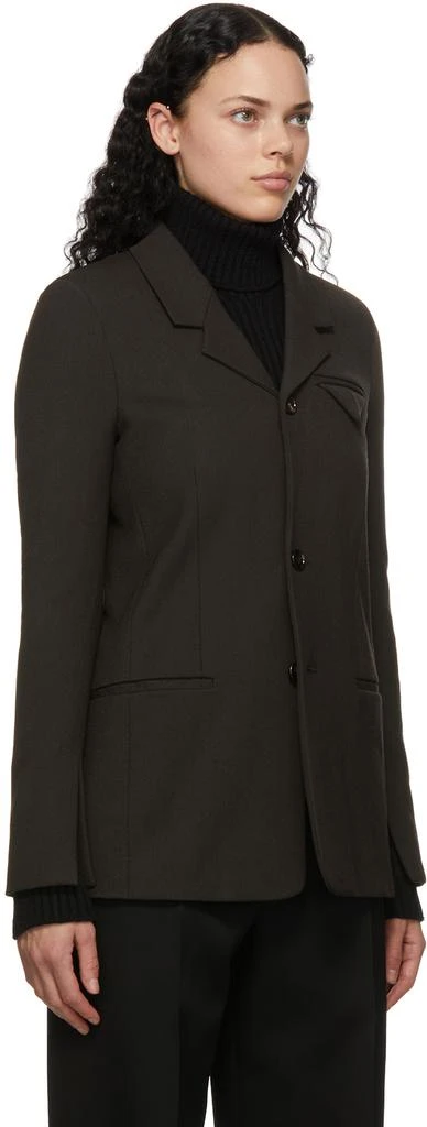 商品Bottega Veneta|Brown Wool Twill Blazer,价格¥18431,第2张图片详细描述