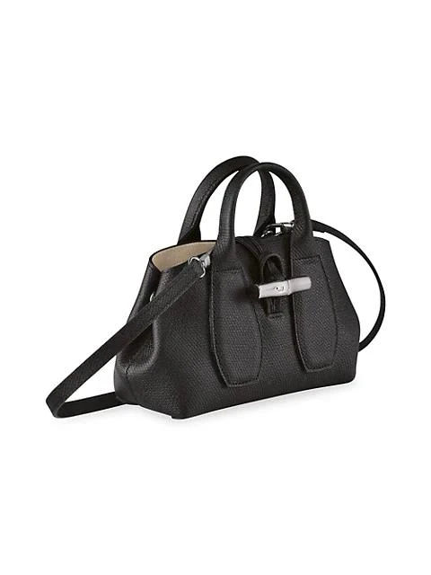 商品Longchamp|Roseau XS Handbag with Crossbody Strap,价格¥1431,第3张图片详细描述