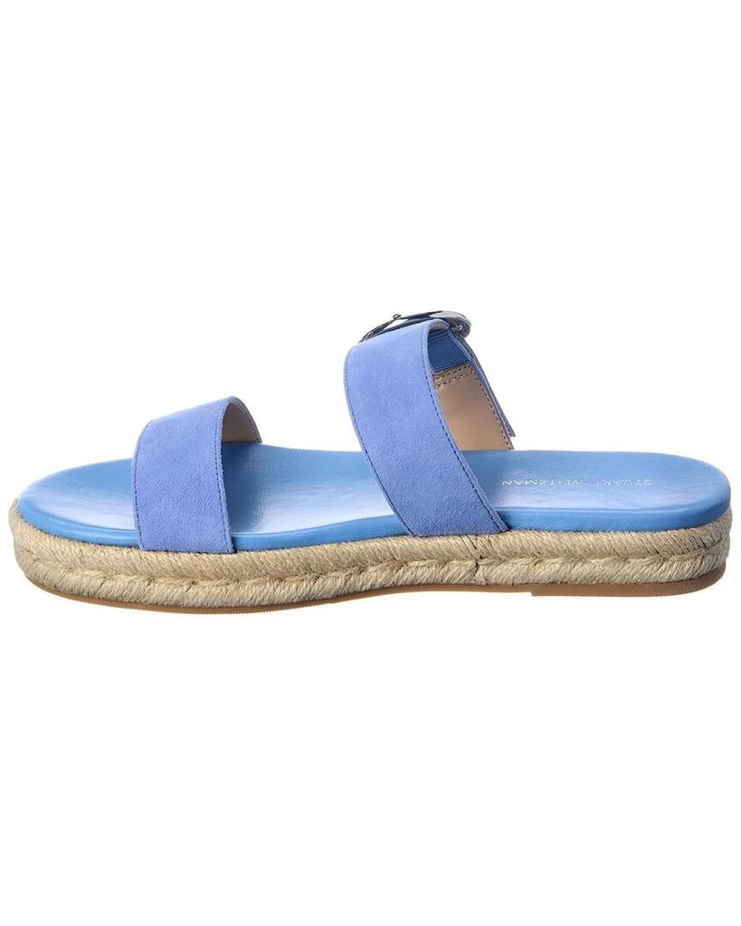 商品Stuart Weitzman|Stuart Weitzman Mykonos Two Strap Suede Sandal,价格¥593,第2张图片详细描述
