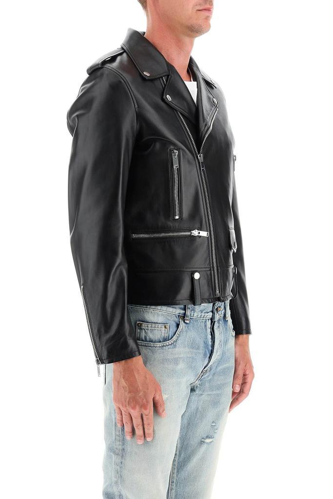 商品Yves Saint Laurent|BIKER LEATHER JACKET,价格¥24151,第5张图片详细描述