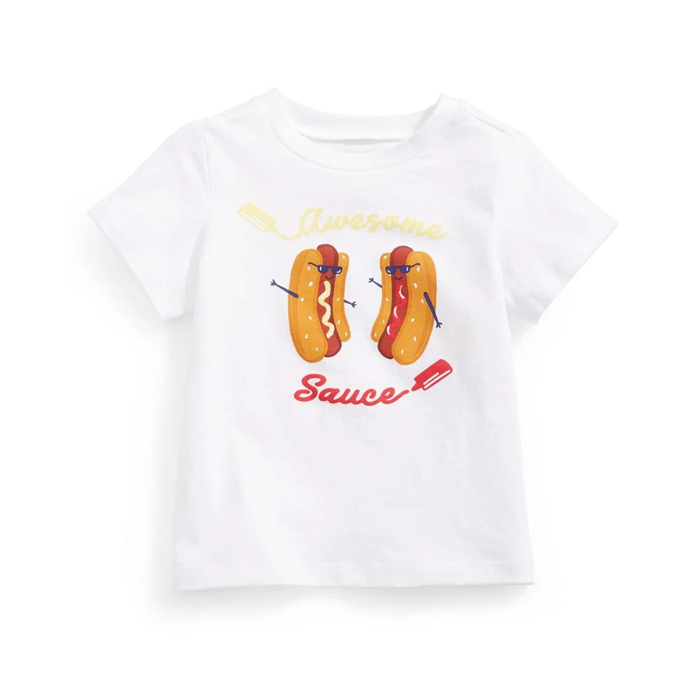 商品First Impressions|Baby Boys Awesome Sauce T Shirt, Created for Macy's,价格¥15,第1张图片