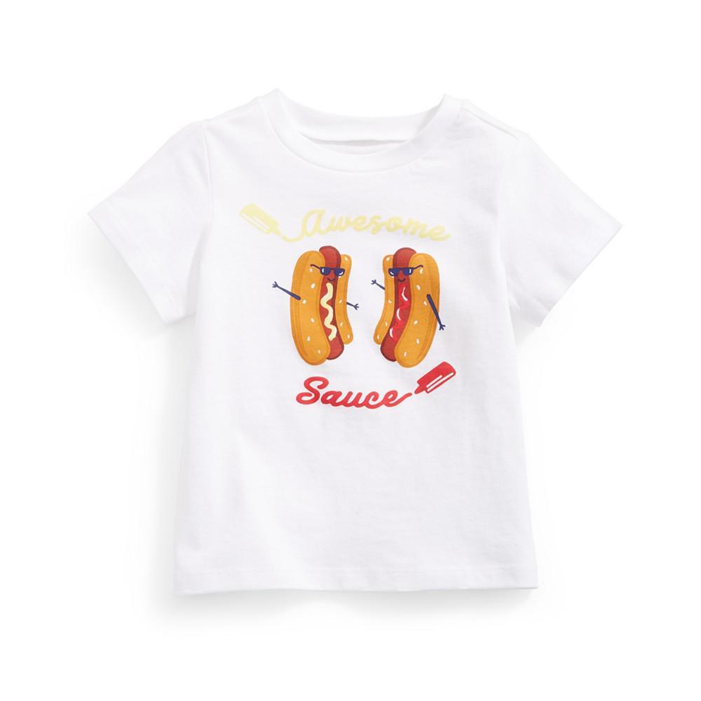 商品First Impressions|Baby Boys Awesome Sauce Cotton T-Shirt, Created for Macy's,价格¥29,第1张图片