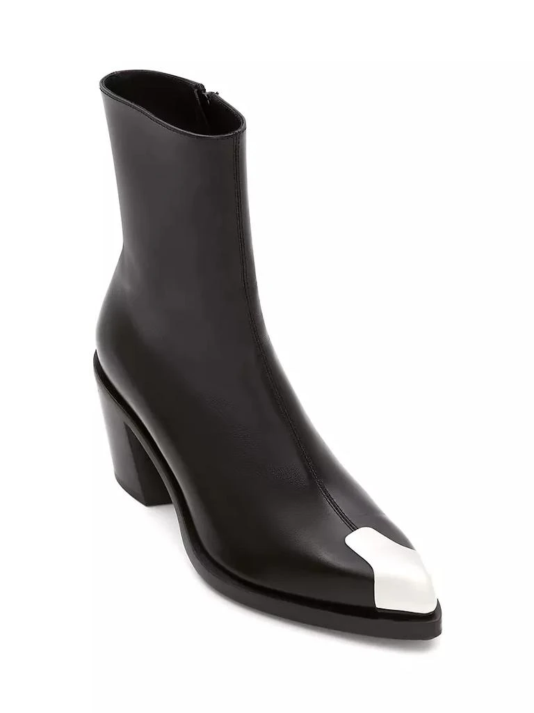 商品Alexander McQueen|Leather Ankle Boots,价格¥8770,第2张图片详细描述